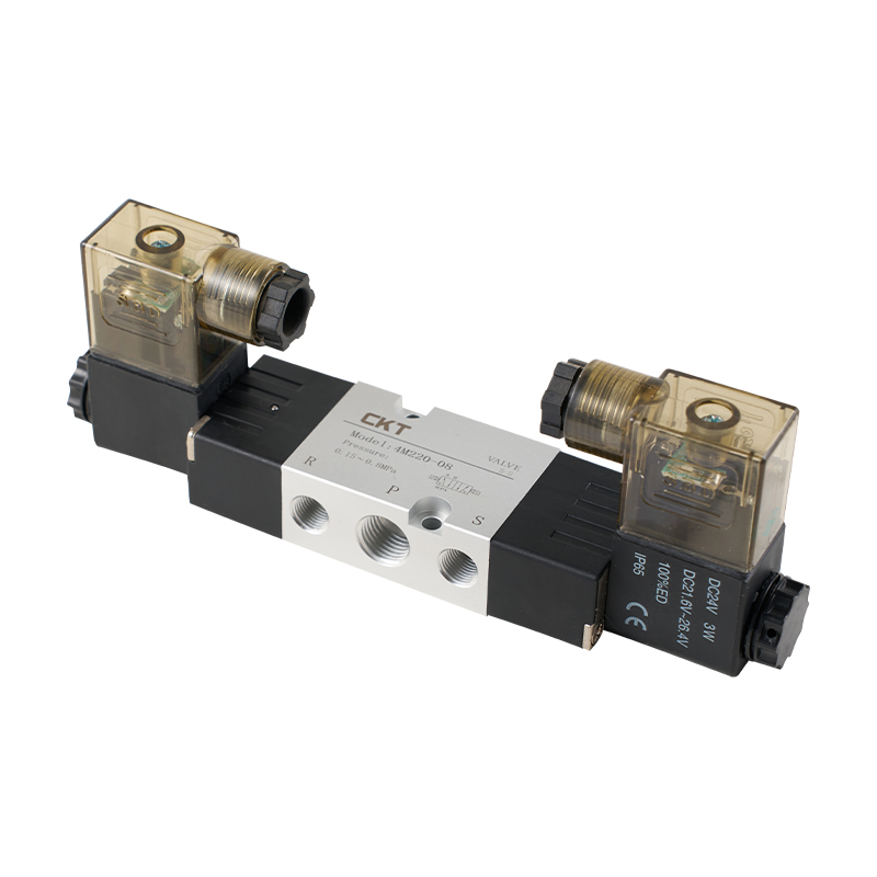 4M Series pilotbetjent sidepanel 5-vejs magnetventil