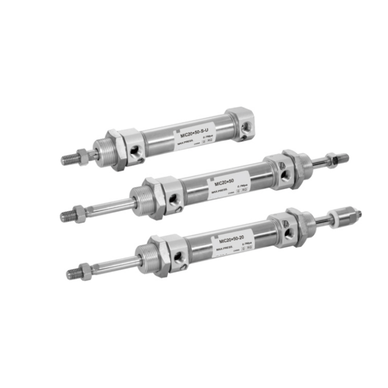 MI Series Rustfri Stål Mini Cylinder