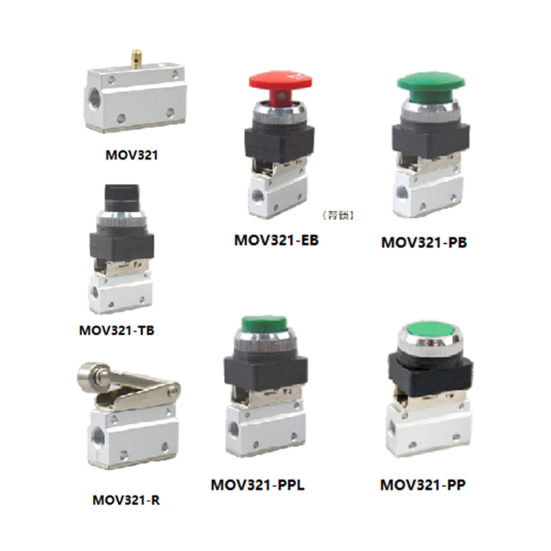 MOV Series 2 Position 3-vejs pneumatisk mekanisk ventil